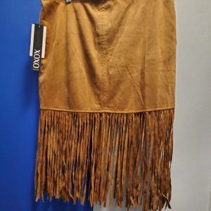 XOXO Fringe Skirt Size L